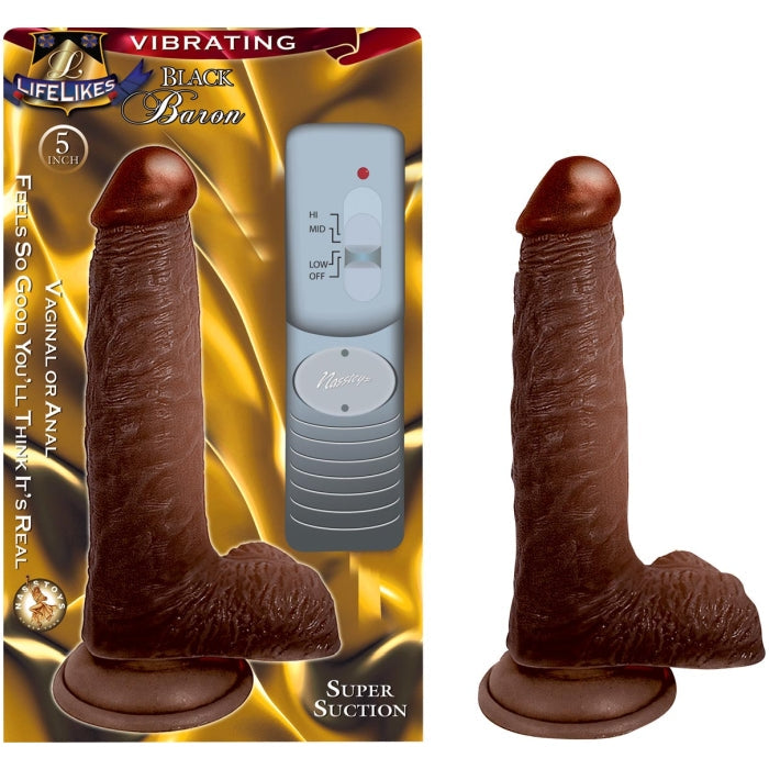 LIFELIKE VIBRATING BLACK BARON 5