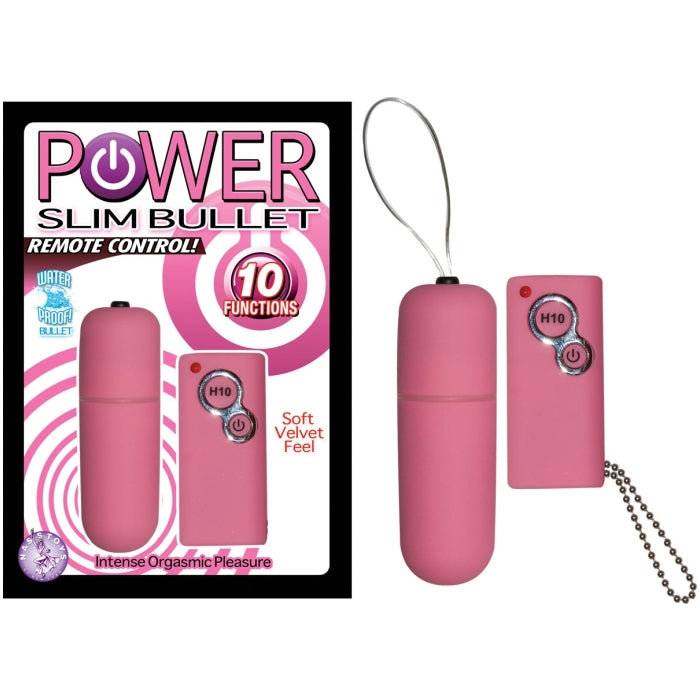 POWER SLIM BULLET REMOTE CONTROL - PINK