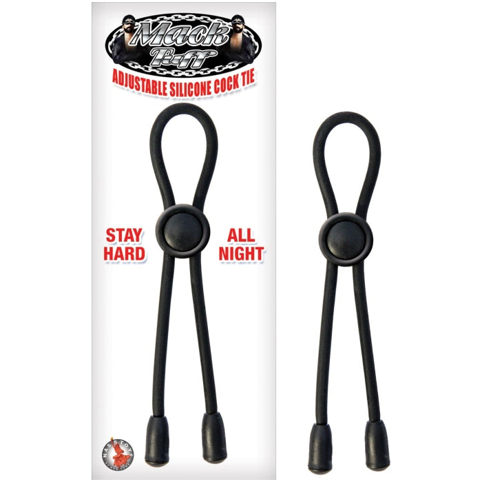 MACK TUFF ADJUSTABLE SILICONE COCK TIE-CLEAR