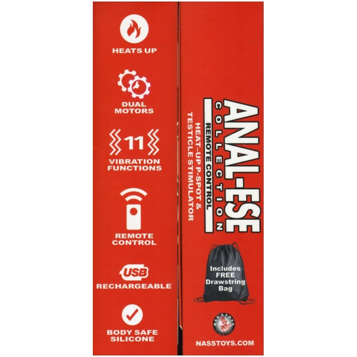 ANAL-ESE REMOTE P-SPOT AND TESTICLE STIMULATOR - PURPLE