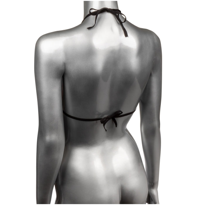 BIKINI TRIANGLE TOP BLACK PLUS SIZE RADIANCE