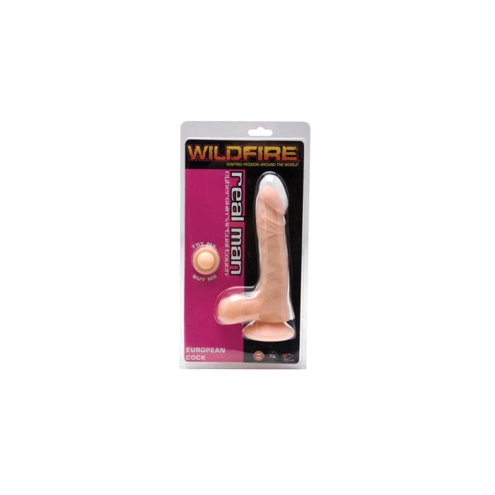 REAL MAN EUROPEAN CYBERSKIN COCK 7.5 - FLESH