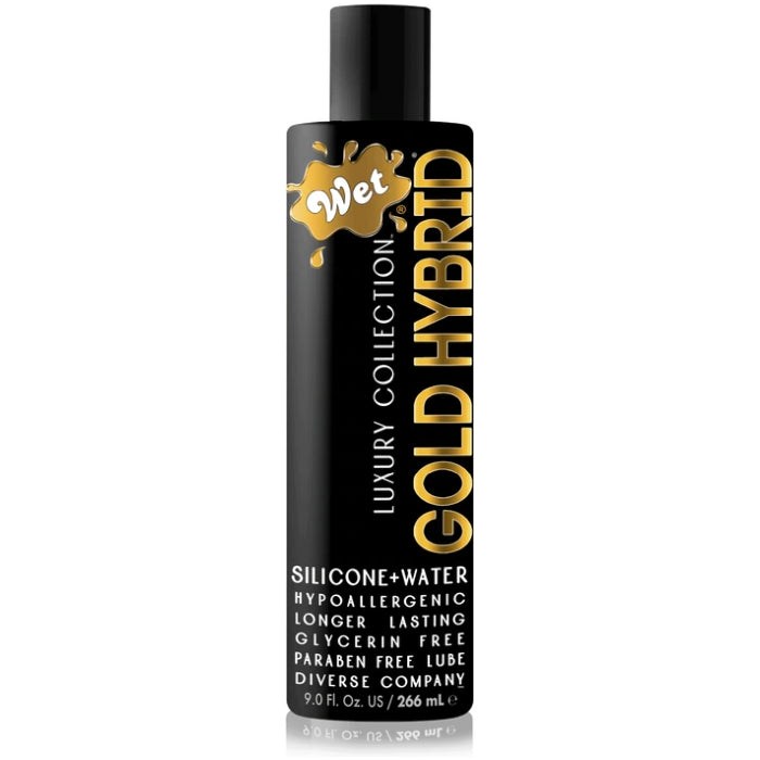 WET GOLD HYBRID WATER SILICONE BLEND 9OZ