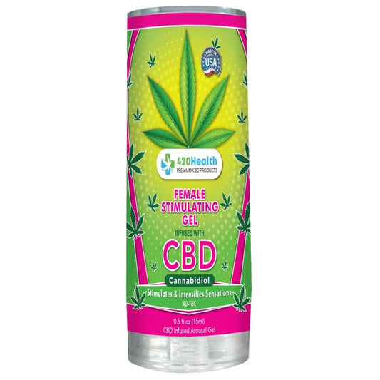 420 HEALTH FEMALE STIMULATING GEL + CBD 0.5OZ (15ML)
