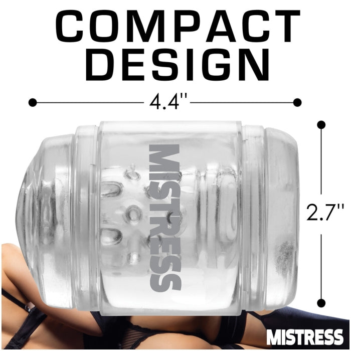 MASTURBATOR CLEAR MISTRESS DOUBLE SHOT PUSSY/ASS MINI