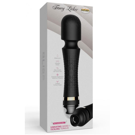 BLISS FANCY LICKER POWER WAND / VIBRATING TONGUE 3 SPE