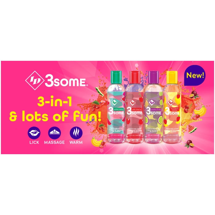 TITLE: ID 3SOME 4FL OZ - PASSION FRUIT BOTTLE