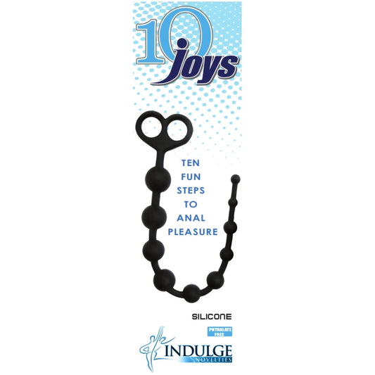 10 JOYS ANAL BEADS - BLACK