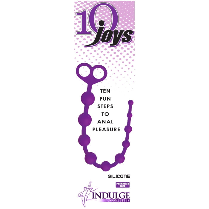 10 JOYS ANAL BEADS - VIOLET