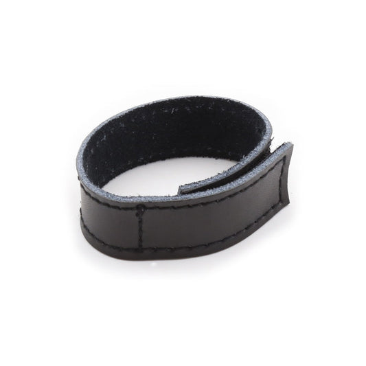 COCKRING W/3 STRIPS PVC - BLACK
