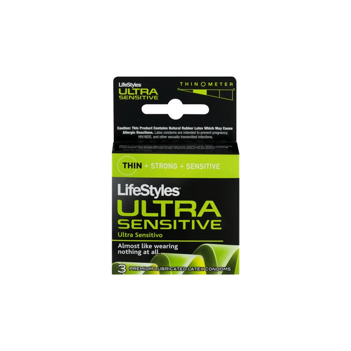 DISC: LIFESTYLES ULTRA SENSITIVE GREEN 6 PACK