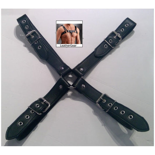 LEATHER HARNESS MODEL 0008 - HANDMADE
