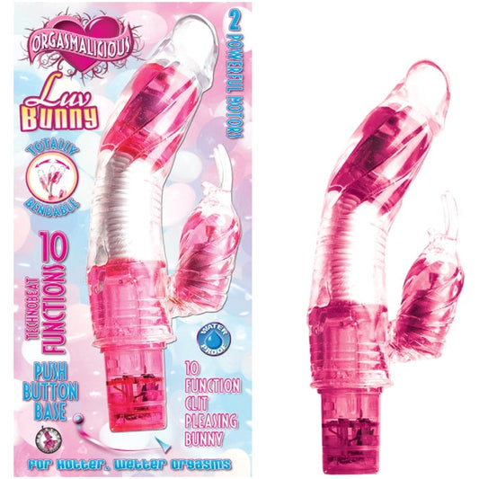 ORGASMALICIOUS LUV BUNNY-COTTON CANDY PINK