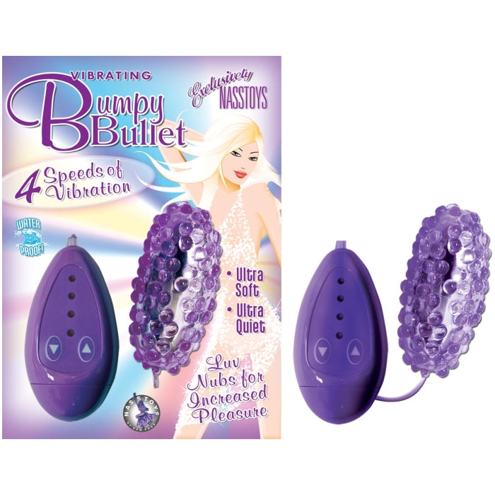 VIBRATING BUMPY BULLET-PURPLE