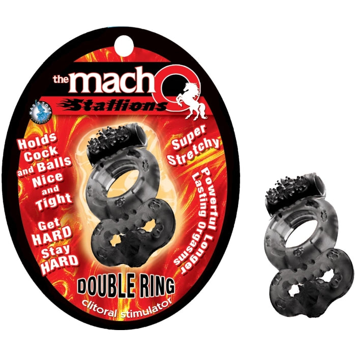 THE MACHO STALLIONS - DOUBLE RING CLITORAL STIMULATOR