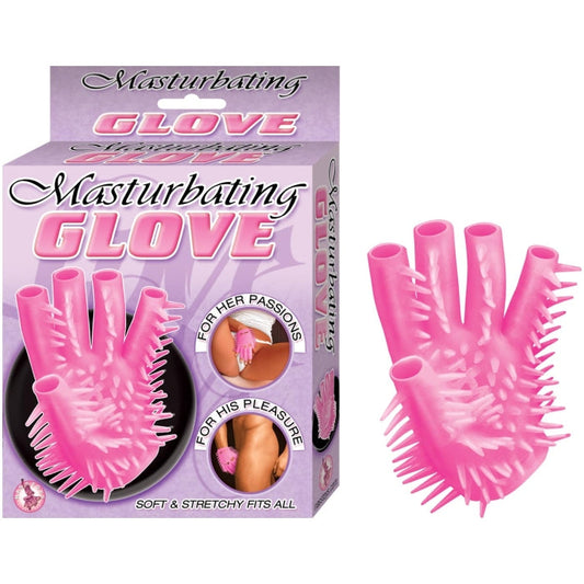 MASTURBATING GLOVE - PINK
