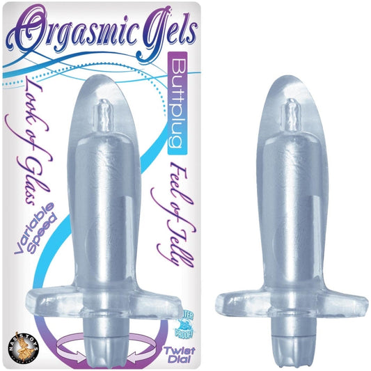 ORGASMIC GELS BUTTPLUG - SILVER