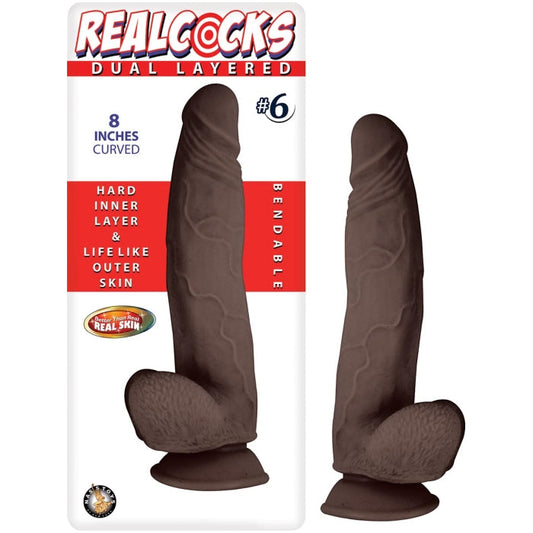 REALCOCKS DUAL LAYERED #6-DARK BROWN