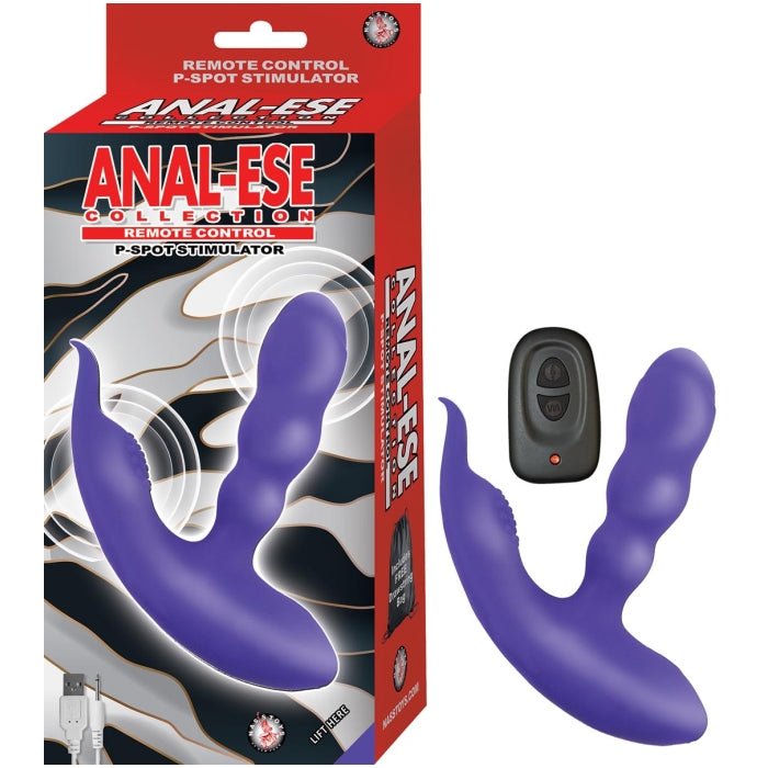 ANAL ESE COLLECTION REMOTE CONTROL P-SPOT STIMULATOR-PURPLE