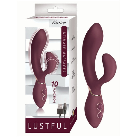 LUSTFUL INTIMATE MASSAGER-EGGPLANT