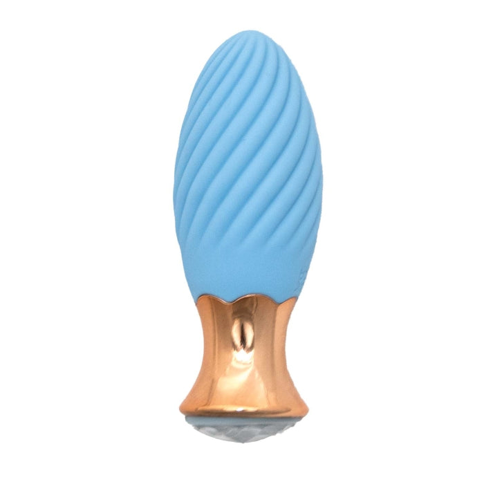 GODDESS DIAMOND TULIP MASSAGER-BLUE