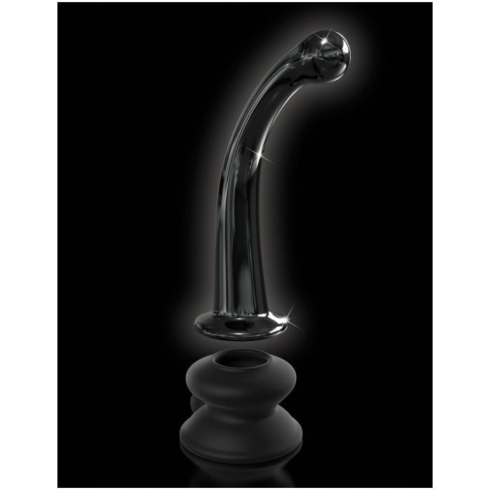 ICICLES NO. 87 - WITH SILICONE SUCTION CUP - BLACK 6"