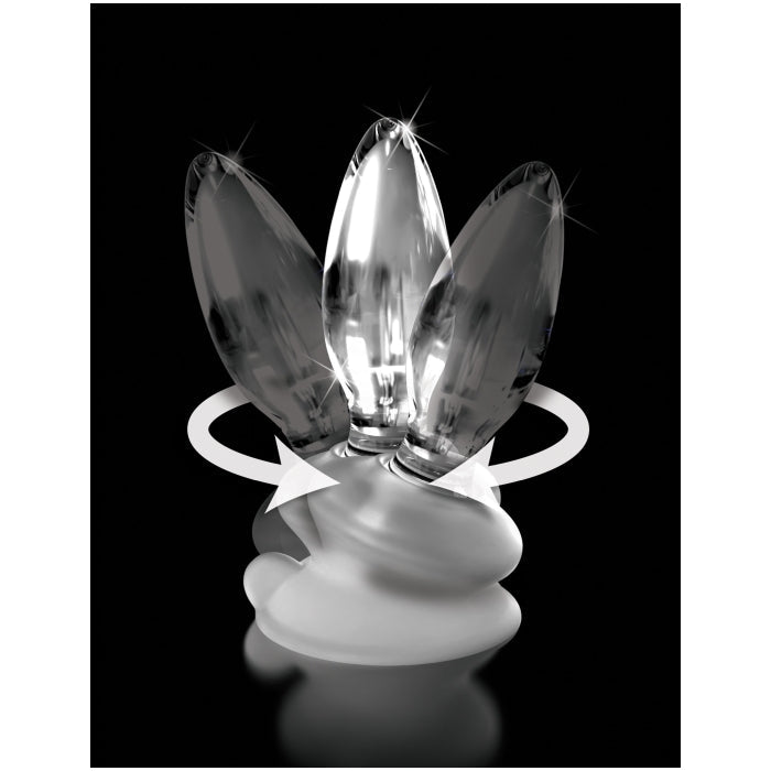 ICICLES NO. 91 - WITH SILICONE SUCTION CUP - CLEAR 4"