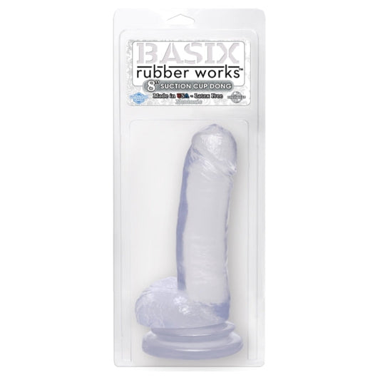 BASIX 8 SUCTION CUP DONG CLEAR