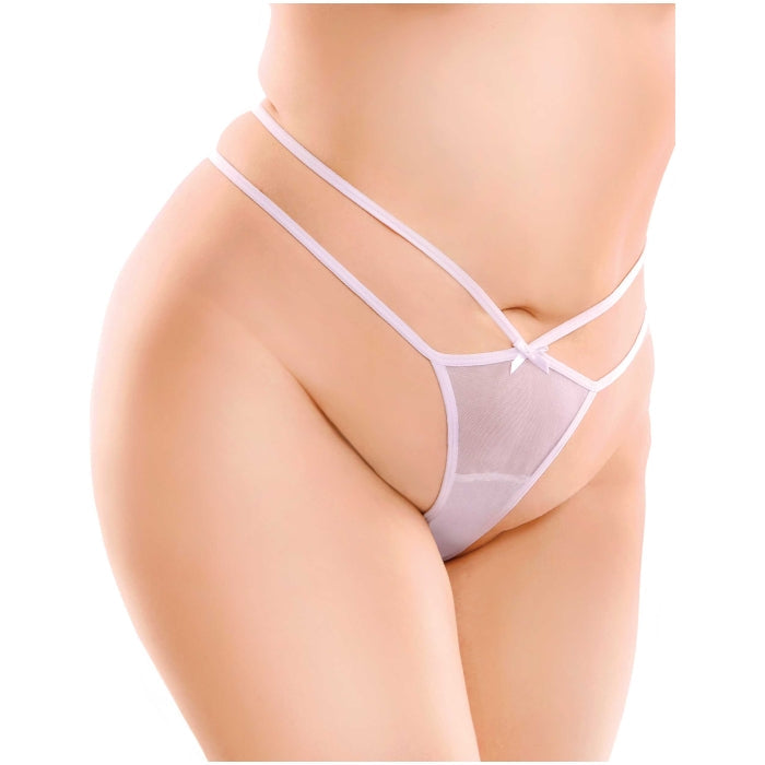 * 5% OFF! * HOOKUP PANTIES REMOTE BOW-TIE G-STRING - FITS XL-XXL