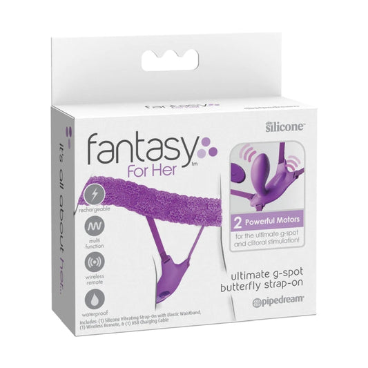 FANTASY FOR HER ULTIMATE G-SPOT BUTTERFLY STRAP-ON