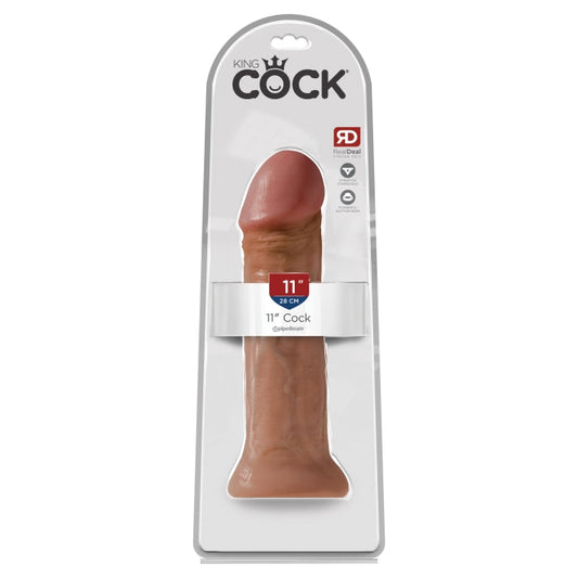 KING COCK 11" COCK - TAN