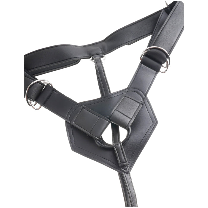 KING COCK STRAP-ON HARNESS WITH 8" COCK - TAN
