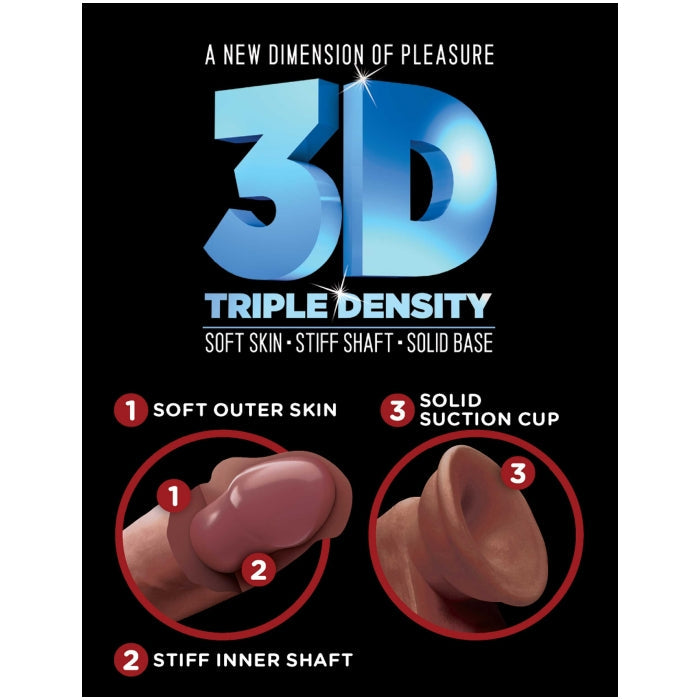 KCP 6" TRIPLE DENSITY COCK - BROWN