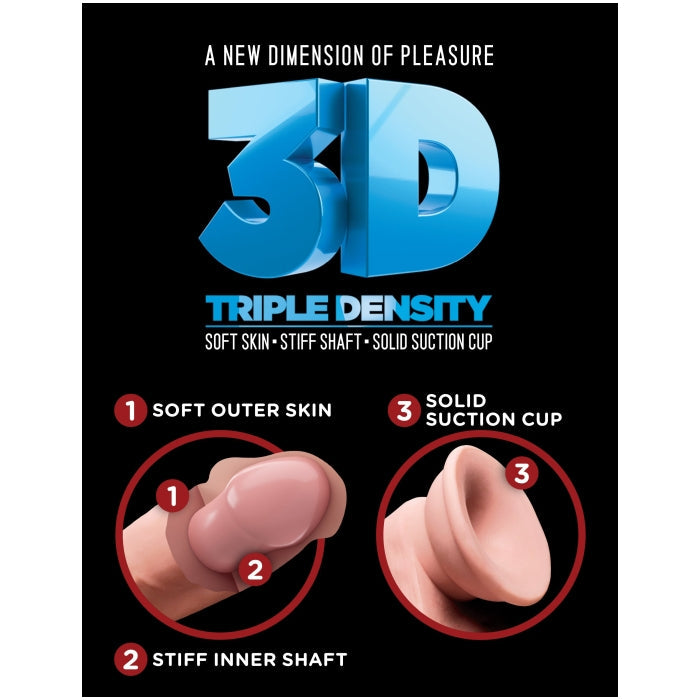 KING COCK PLUS 11" TRIPLE DENSITY COCK - LIGHT