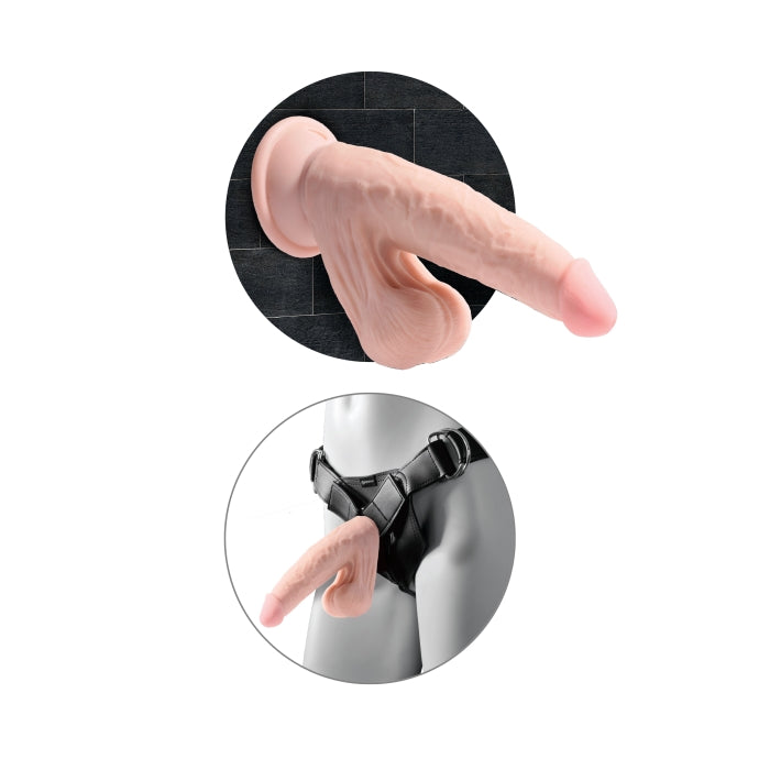KCP 6" TRIPLE DENSITY COCK WITH SWINGING BALLS - LIGHT