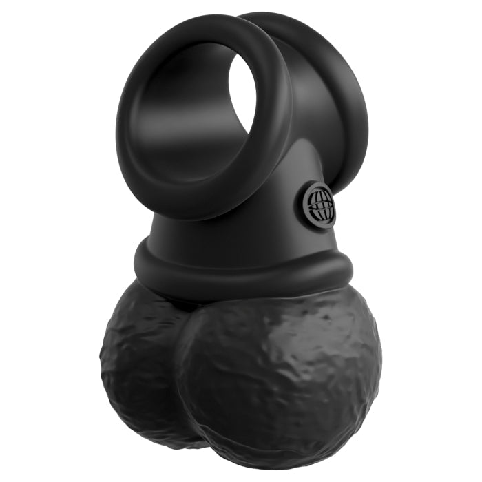 KING COCK ELITE VIBE SILICONE BALLS - BLACK