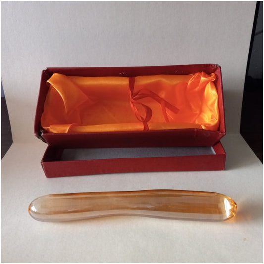 GLASS MASSAGER ORANGE MEDIUM
