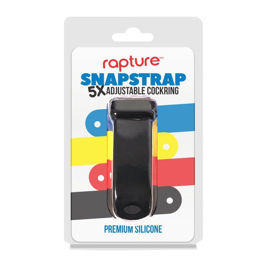 SNAPSTRAP 5X ADJUSTABLE COCKRING - BLACK LICORICE