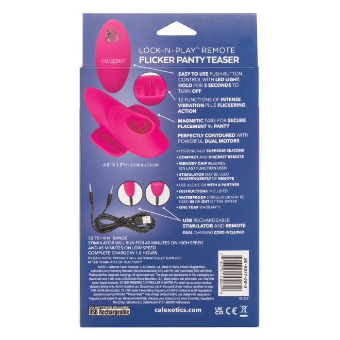LOCK-N-PLAY REMOTE FLICKER PANTY TEASER