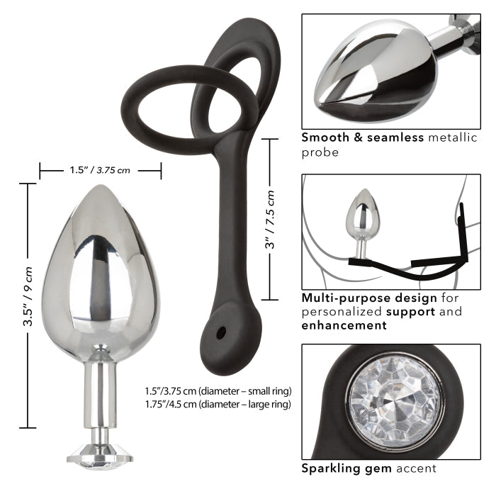 STAR FUCKER XL TEARDROP PLUG - BLACK