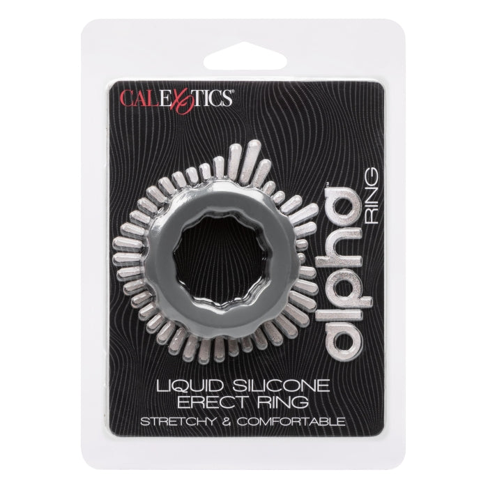 ALPHA LIQUID SILICONE ERECT RING - GRAY