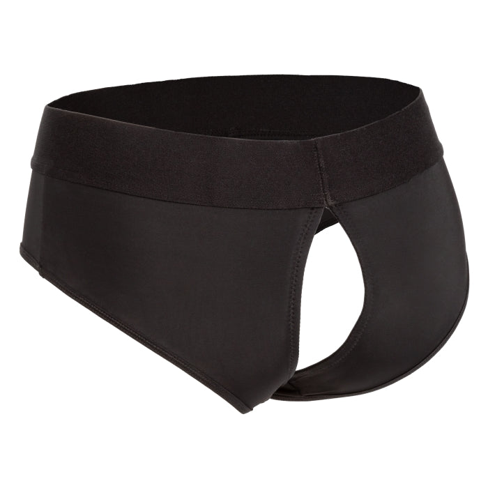 HER ROYAL HARNESS BACKLESS BRIEF S/M - BLACK
