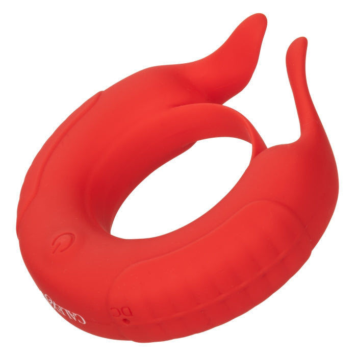 SILICONE RECHARGEABLE TAURUS ENHANCER - RED