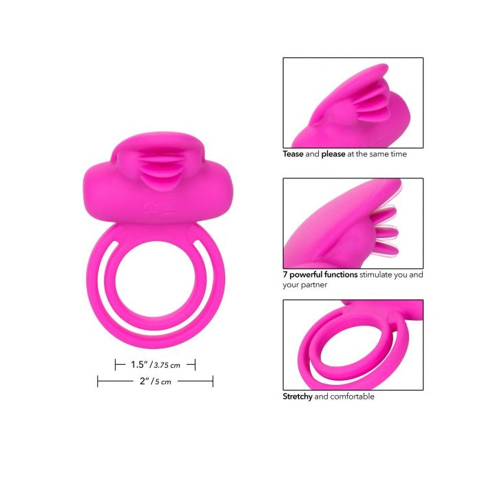 RECHARGEABLE DUAL CLIT FLICKER ENHANCER