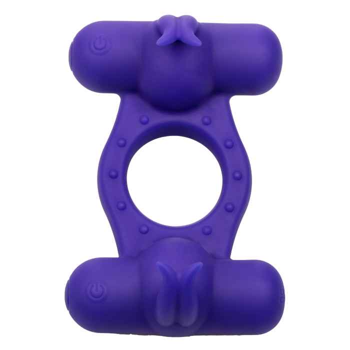 SILICONE RCHRGBL TRIPLE ORGASM ENHANCER