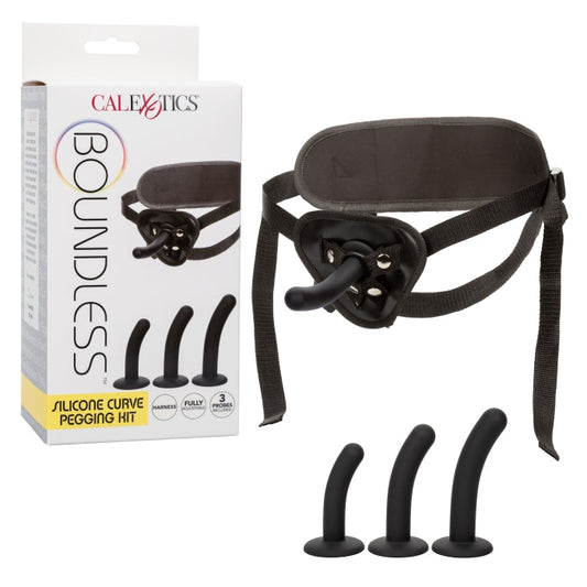 PEGGING KIT BLACK BOUNDLESS SILICONE CURVE