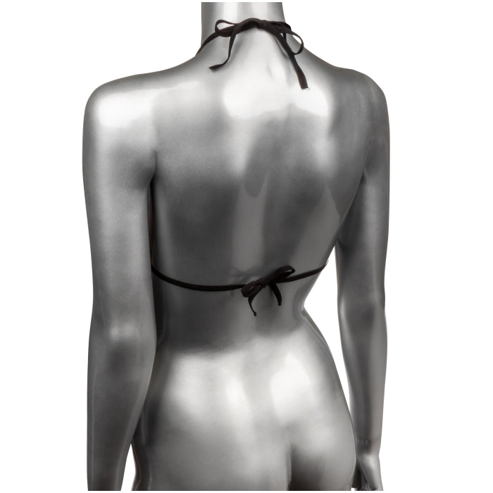 BIKINI TOP BLACK RADIANCE TRIANGLE
