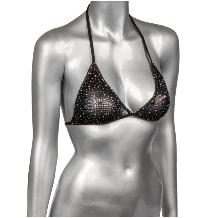 BIKINI TOP BLACK RADIANCE TRIANGLE