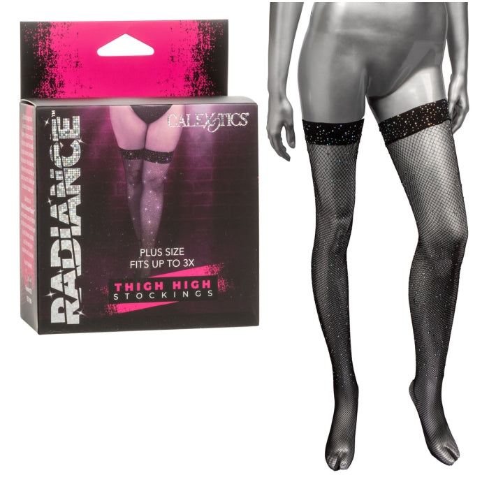 RADIANCE PLUS SZ STOCKINGS THIGH HIGH RADIANCE