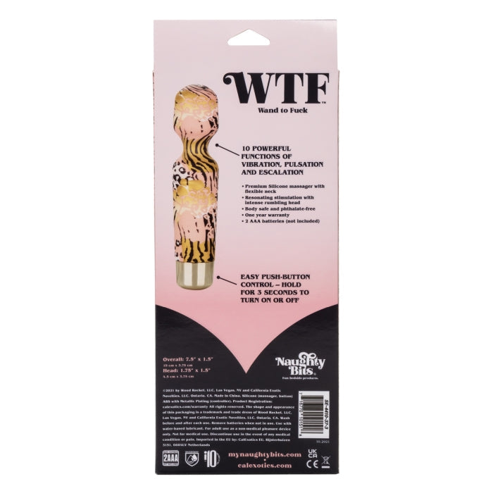 NAUGHTY BITS WTF WAND TO FUCK 7.5"
